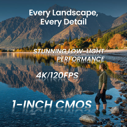 Blink Max Pocket Gimbal Camera with 1" CMOS Sensor