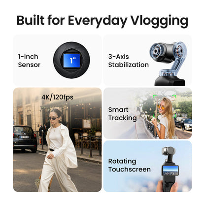 Blink Max Pocket Gimbal Camera with 1" CMOS Sensor